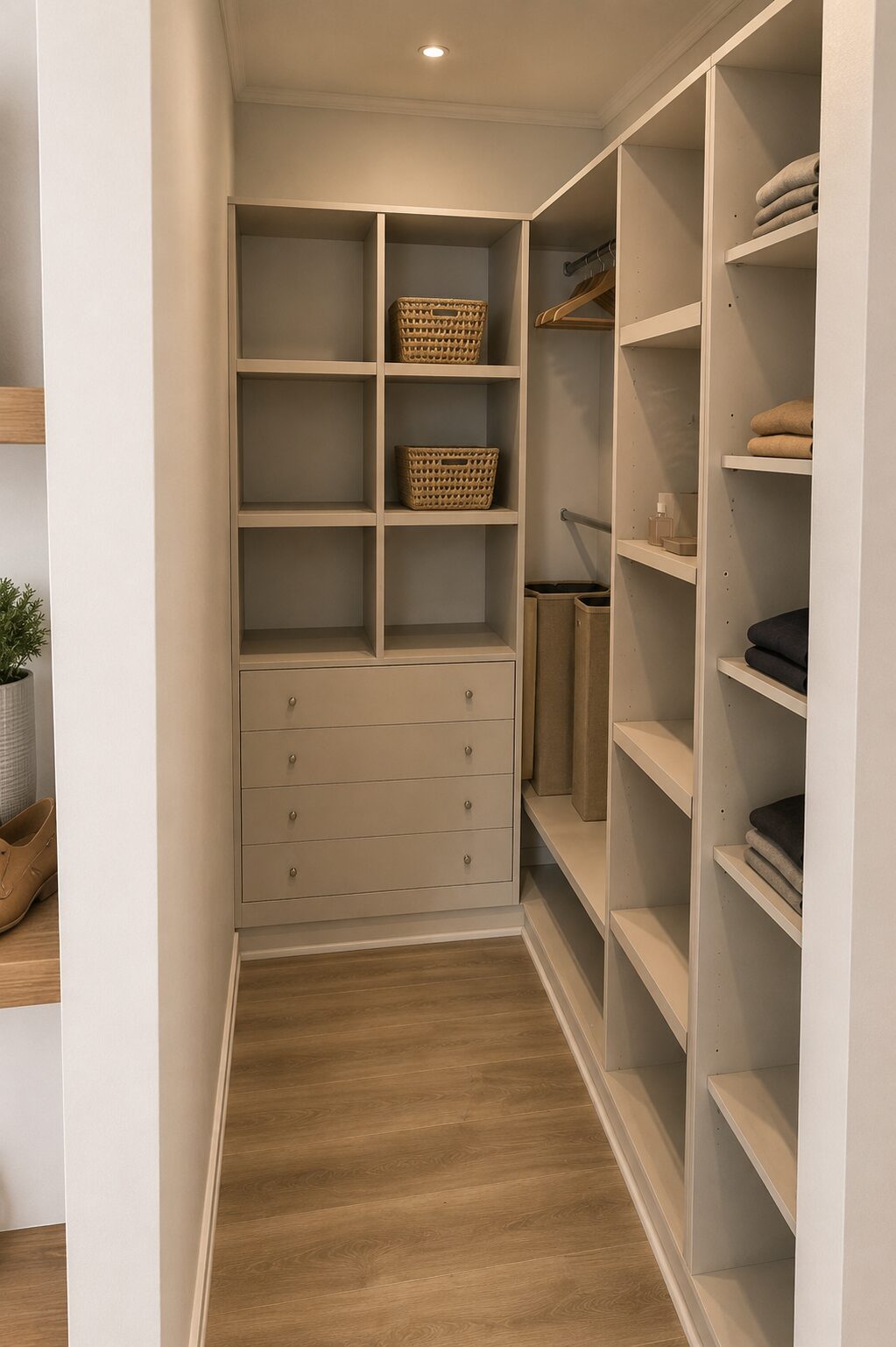 Walk-in clóset Ébano Muebles