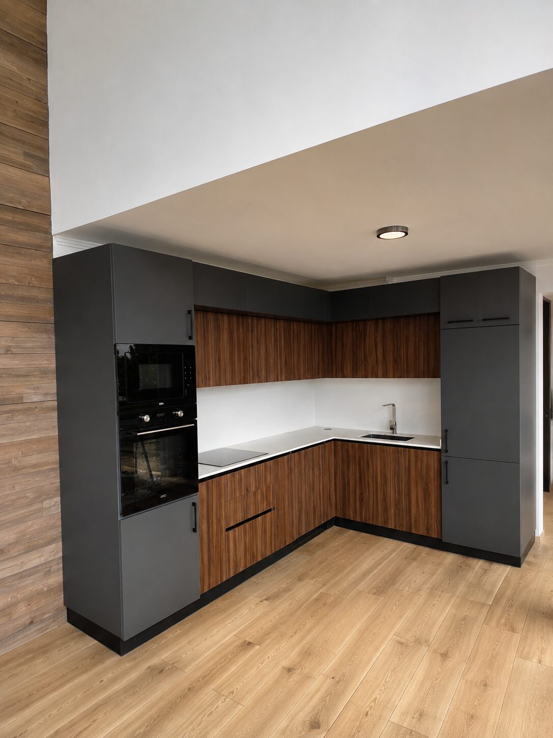 Cocina en L Ébano Muebles